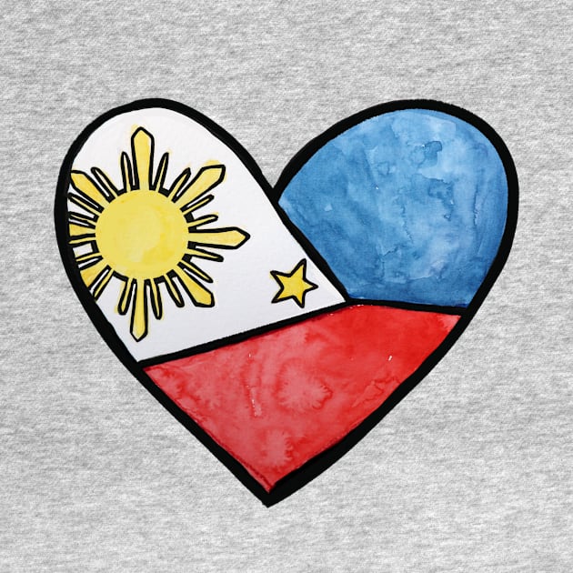 Philippines Flag Love by bubbsnugg